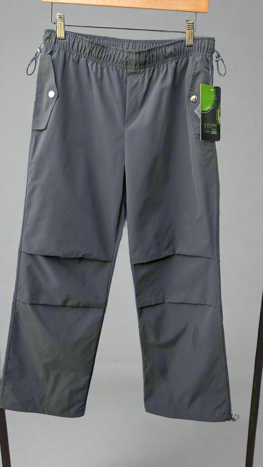 Toggle Drawstring Parachute Pants