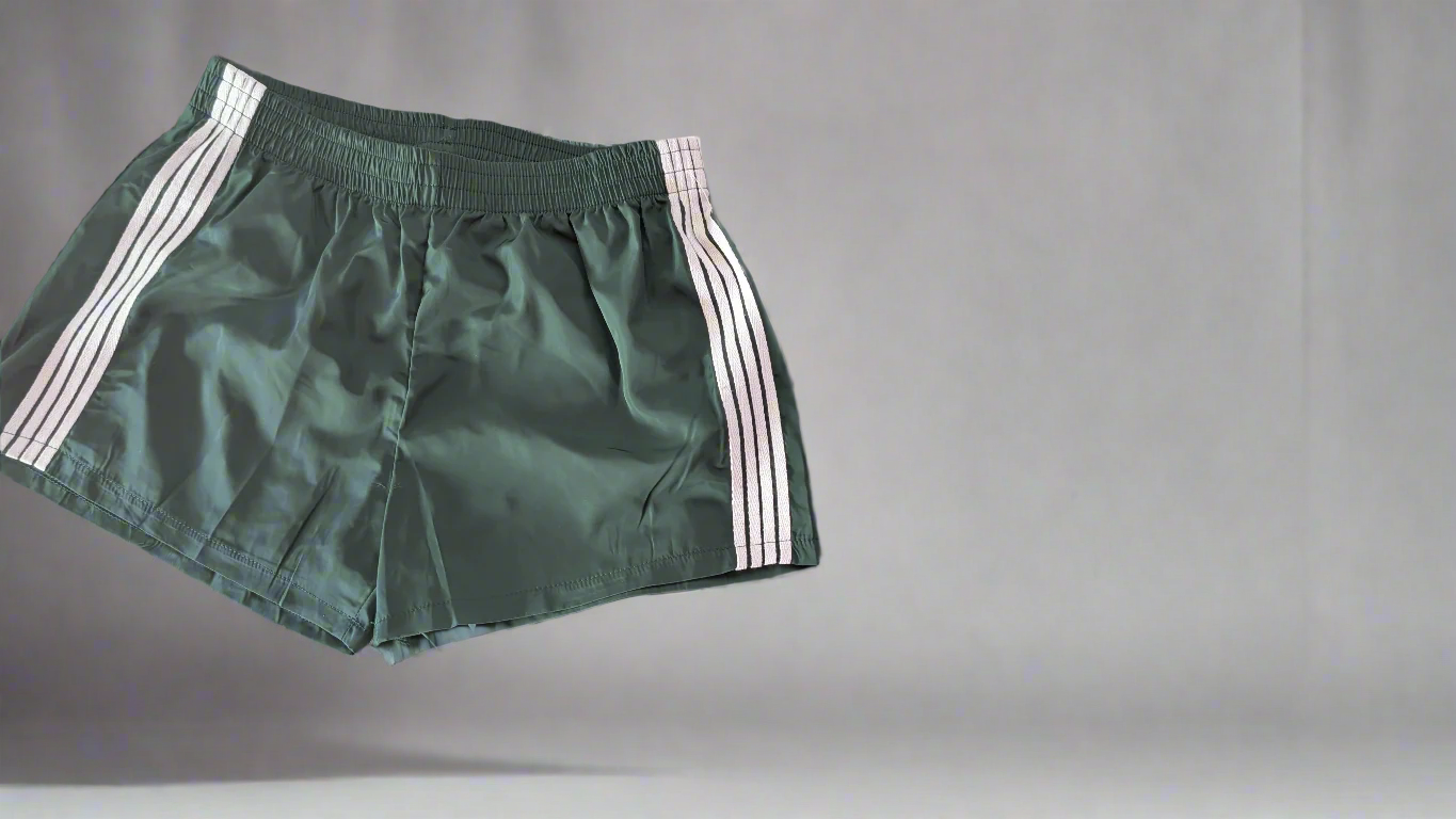 Woven Stripe Performance Track Shorts